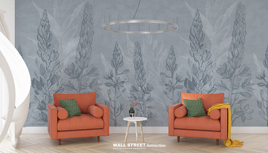 Фотообои в интерьере артикул SUMMERTIME 35, SUMMERTIME, Wall street