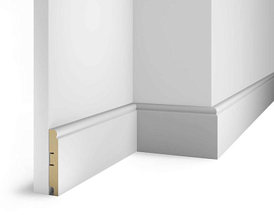 Плинтус AP76, 100X16X2400 с пазом, Напольные плинтусы, Cosca Плинтус AP76, 100X16X2400 с пазом, Напольные плинтусы, Cosca