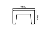 Артикул Брус 90X55X2000, Южный Дуб, Архитектурный брус, Cosca в текстуре, фото 2